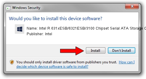 Intel Intel R 631xESB/6321ESB/3100 Chipset Serial ATA Storage Controller - 2680 driver installation 2031686