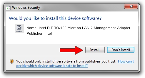 Intel Intel R PRO/100 Alert on LAN 2 Management Adapter driver installation 1055608