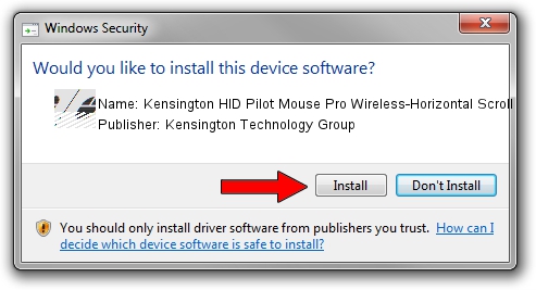 Kensington Technology Group Kensington HID Pilot Mouse Pro Wireless-Horizontal Scroll driver installation 1078693