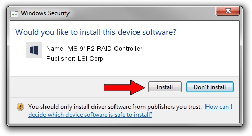 LSI Corp. MS-91F2 RAID Controller setup file 2197252