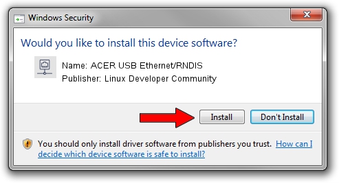 Linux Developer Community ACER USB Ethernet/RNDIS setup file 2034382