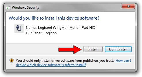 Logicool Logicool WingMan Action Pad HID setup file 1100910