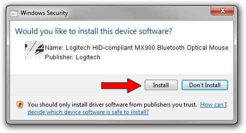 Logitech Logitech HID-compliant MX900 Bluetooth Optical Mouse driver installation 1256545