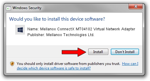 Mellanox Technologies Ltd. Mellanox ConnectX MT04102 Virtual Network Adapter setup file 4479913