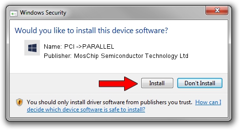 MosChip Semiconductor Technology Ltd PCI ->PARALLEL setup file 2022619