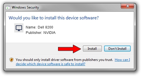 NVIDIA Dell 8200 driver installation 1142745