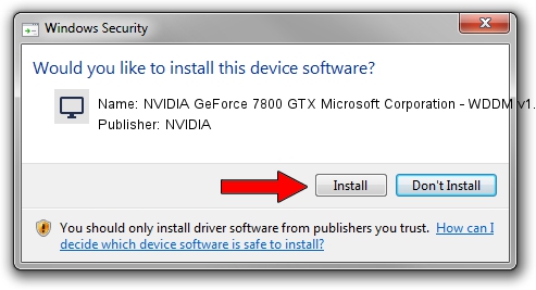 NVIDIA NVIDIA GeForce 7800 GTX Microsoft Corporation - WDDM v1.2 driver download 1486619