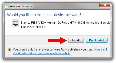 NVIDIA PE NVIDIA Vulkan GeForce GTX 980 Engineering Sample driver download 4316113