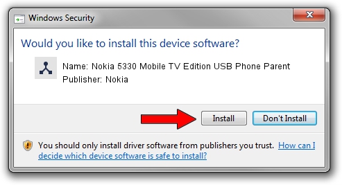 Nokia Nokia 5330 Mobile TV Edition USB Phone Parent driver installation 1452791