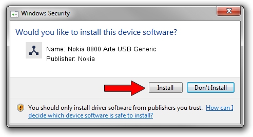 Nokia Nokia 8800 Arte USB Generic driver download 1149324