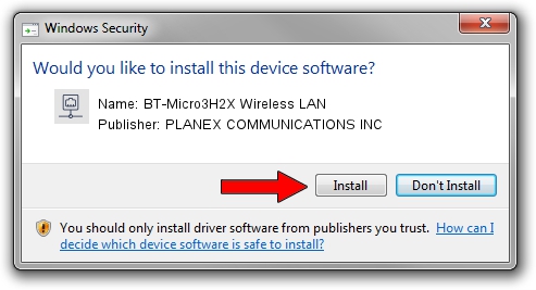 PLANEX COMMUNICATIONS INC BT-Micro3H2X Wireless LAN driver download 3715353