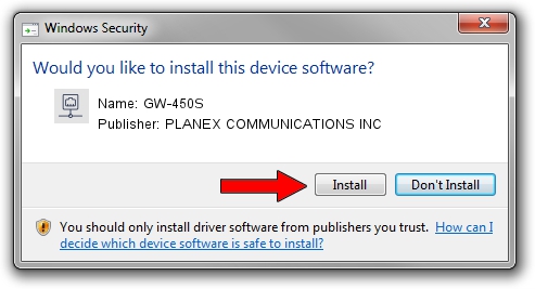 PLANEX COMMUNICATIONS INC GW-450S driver download 1356510