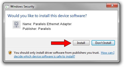 Parallels Parallels Ethernet Adapter driver installation 4157174