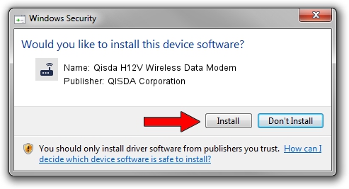 QISDA Corporation Qisda H12V Wireless Data Modem setup file 1341537