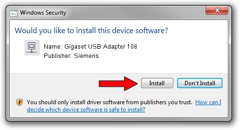 Siemens Gigaset USB Adapter 108 setup file 1982271