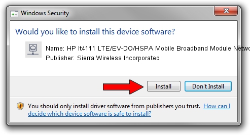 Sierra Wireless Incorporated HP lt4111 LTE/EV-DO/HSPA Mobile Broadband Module Network Device setup file 3787021