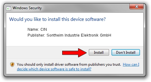 Sontheim Industrie Elektronik GmbH CIN driver installation 81918