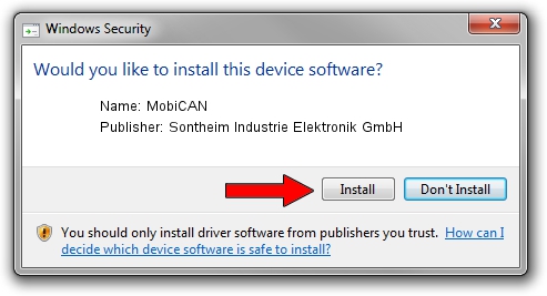 Sontheim Industrie Elektronik GmbH MobiCAN driver installation 81919