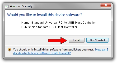 Standard USB Host Controller Standard Universal PCI to USB Host Controller driver installation 389715