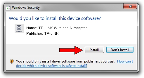 TP-LINK TP-LINK Wireless N Adapter driver installation 1176113