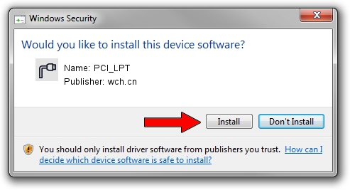 wch.cn PCI_LPT driver download 1002305